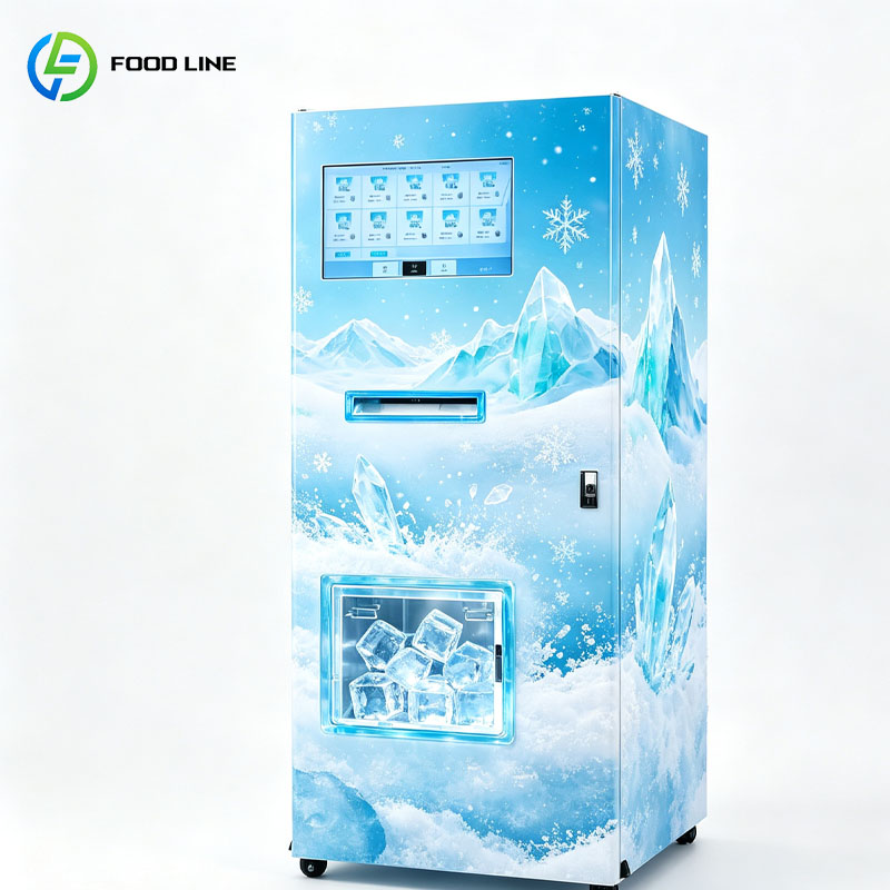 Meal Prep Vending Machine - Máquina de Venda Automática de Gelo,