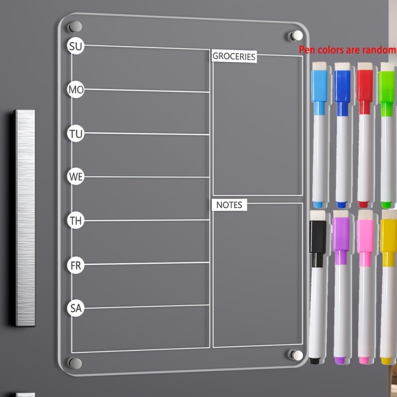 Meal Plan Notepad - Quadro Magnético de Planejamento de Refeições