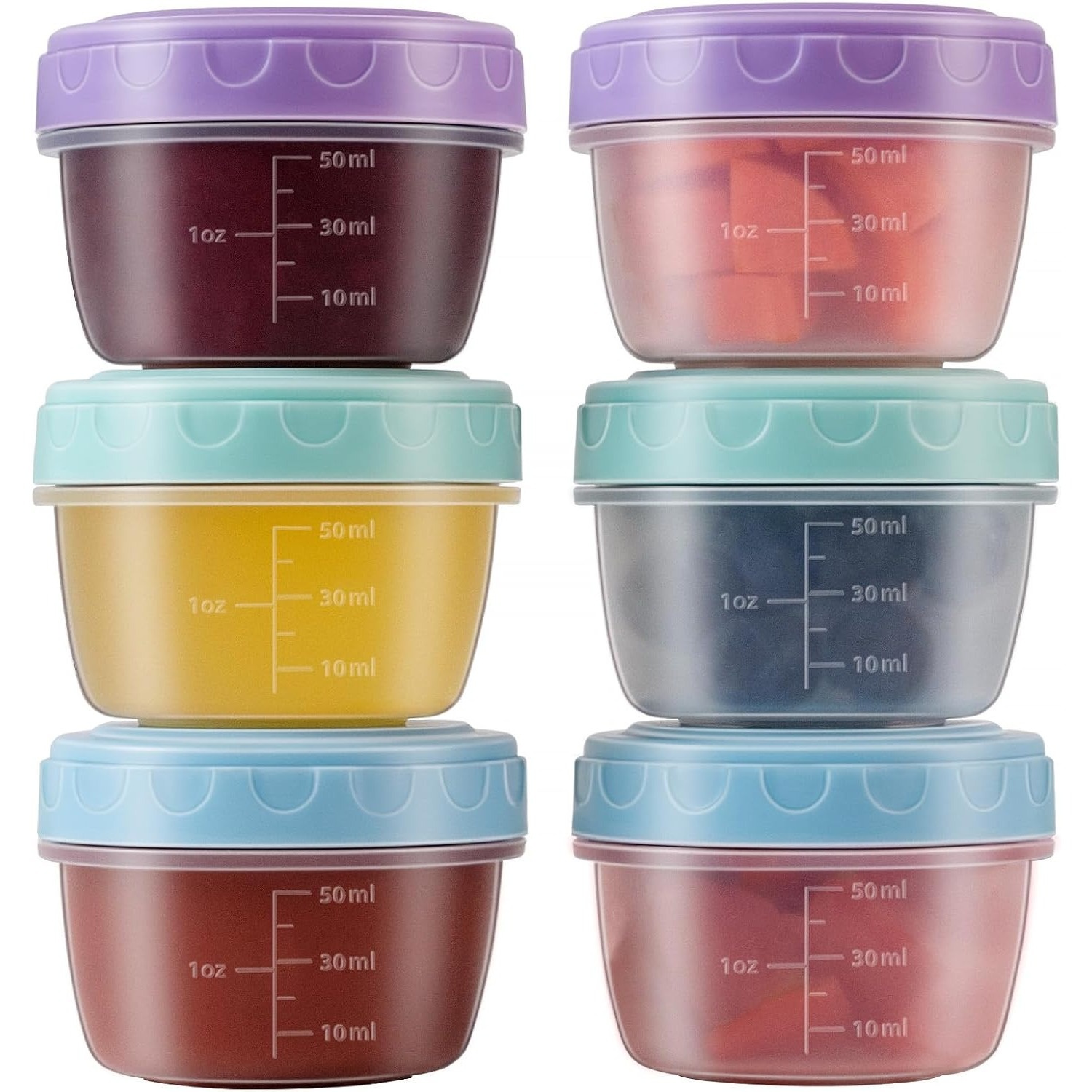 Salad Container Jar - Recipiente de molho para salada, 1-6
