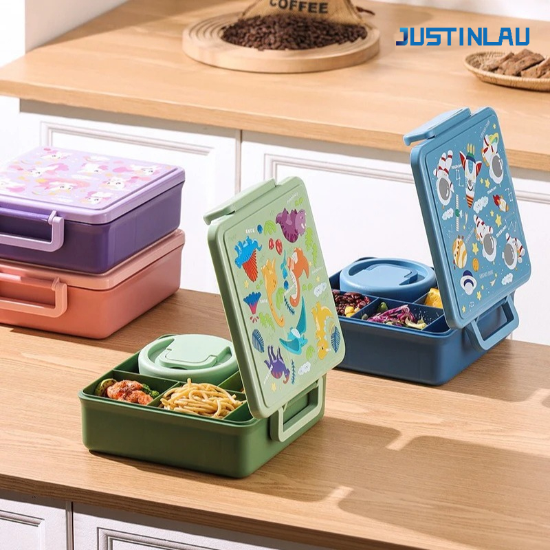 Salad Container Jar - Lancheira dos desenhos animados salada de