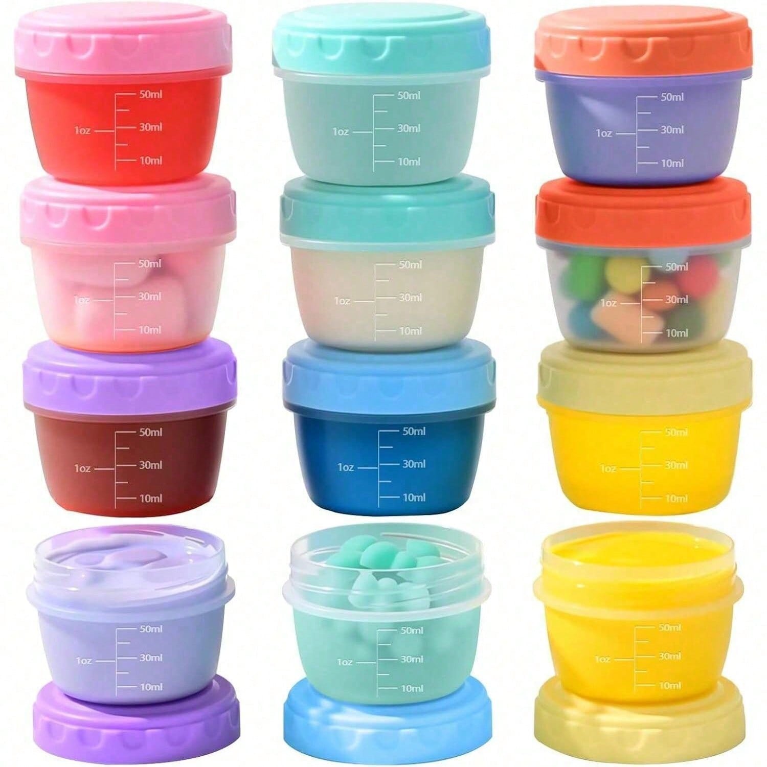 Salad Container Jar - Recipiente de molho para salada, 1-6