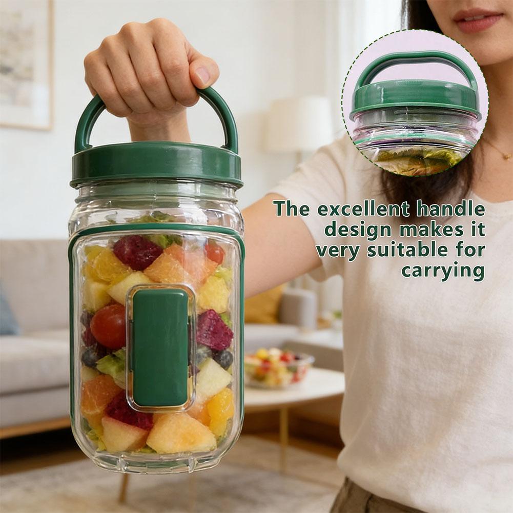 Recipiente Portátil para Salad - Salad Container Jar avaliação e preço