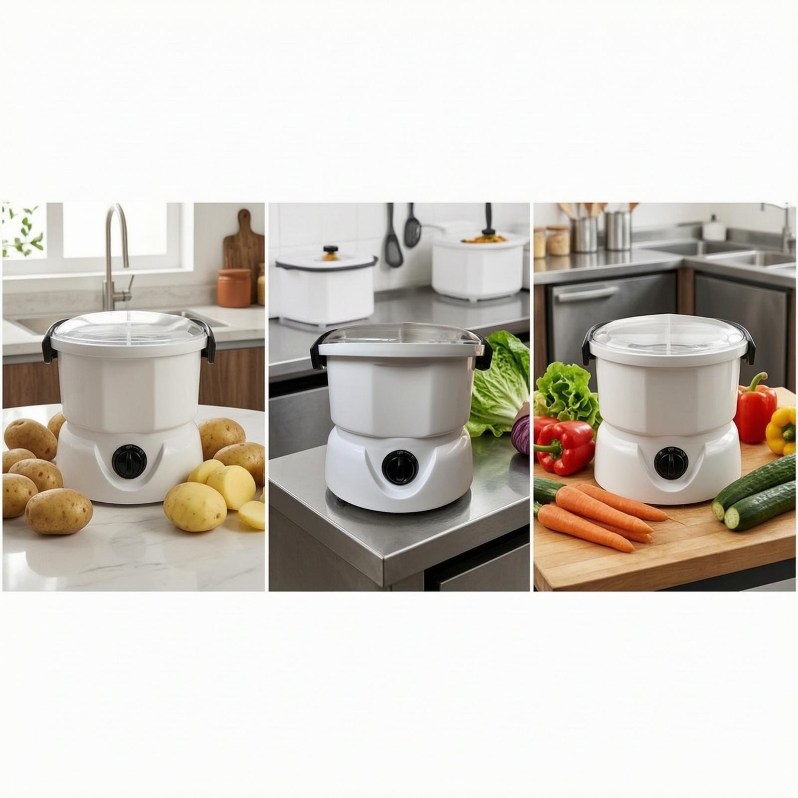 Máquina Automática de Descasca - Meal Prep With Potatoes avaliação e preço