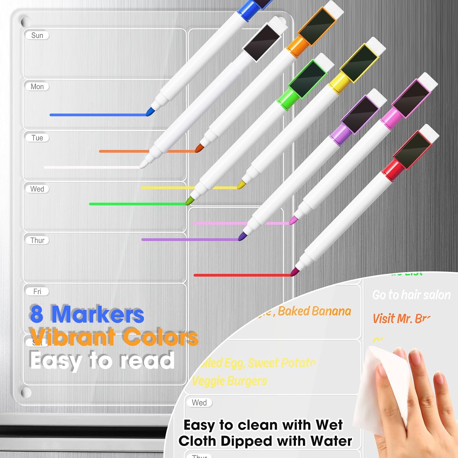 Quadro Magnético de Acrílico T - Meal Plan Notepad avaliação e preço