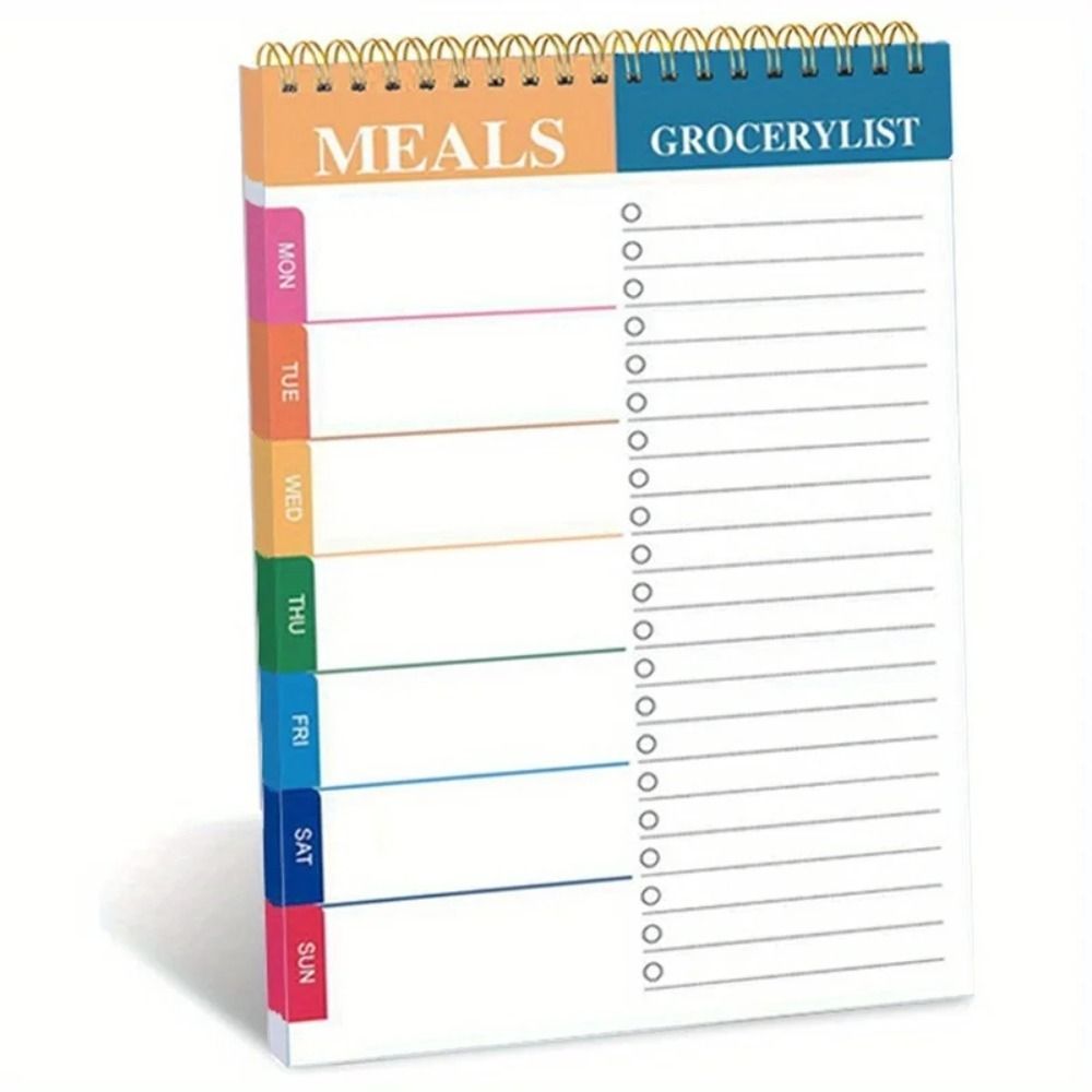 Planejador Semanal Amplo para  - Meal Plan Notepad avaliação e preço