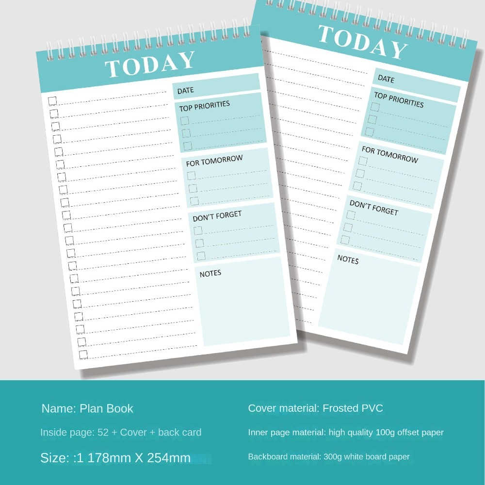 Planejador Semanal Amplo para  - Meal Plan Notepad avaliação e preço