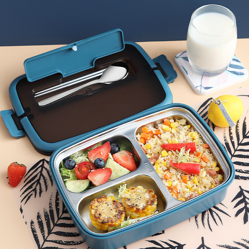 Caixa de almoço térmica de aço - Meal Prep Japanese Food avaliação e preço