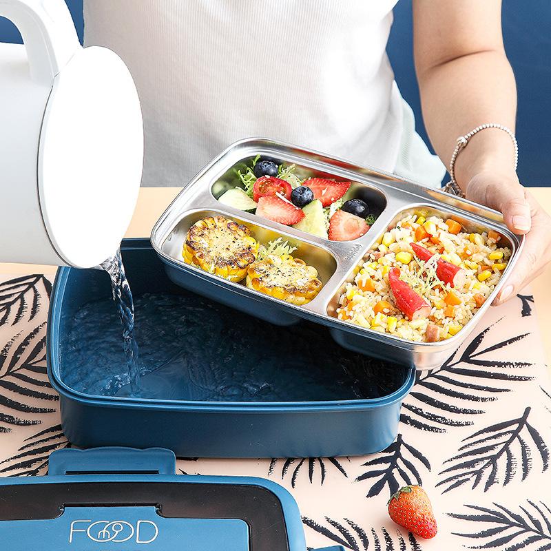 Caixa de almoço térmica de aço - Meal Prep Japanese Food avaliação e preço