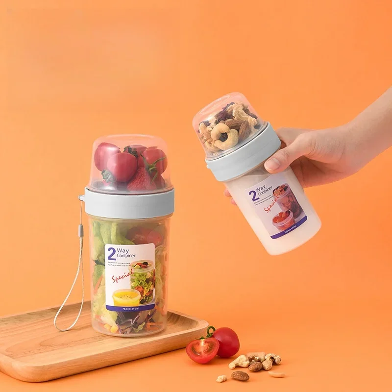 Café da manhã aveia cereal por - Salad Container Jar avaliação e preço