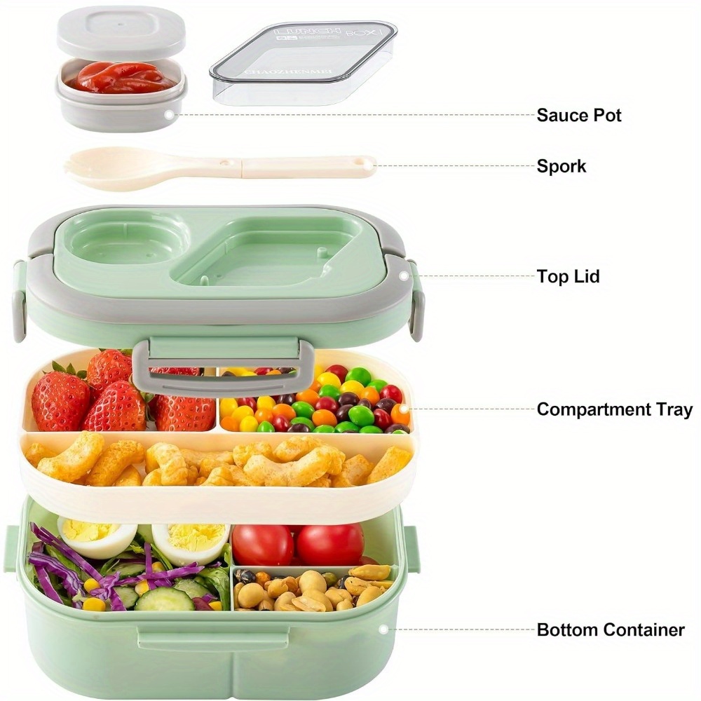 Lancheira bento recipiente de  - Salad Container Jar avaliação e preço