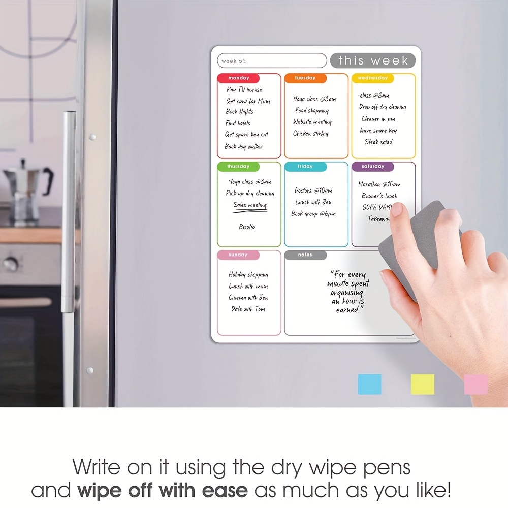 Planejador Semanal Magnético A - Meal Plan Notepad avaliação e preço