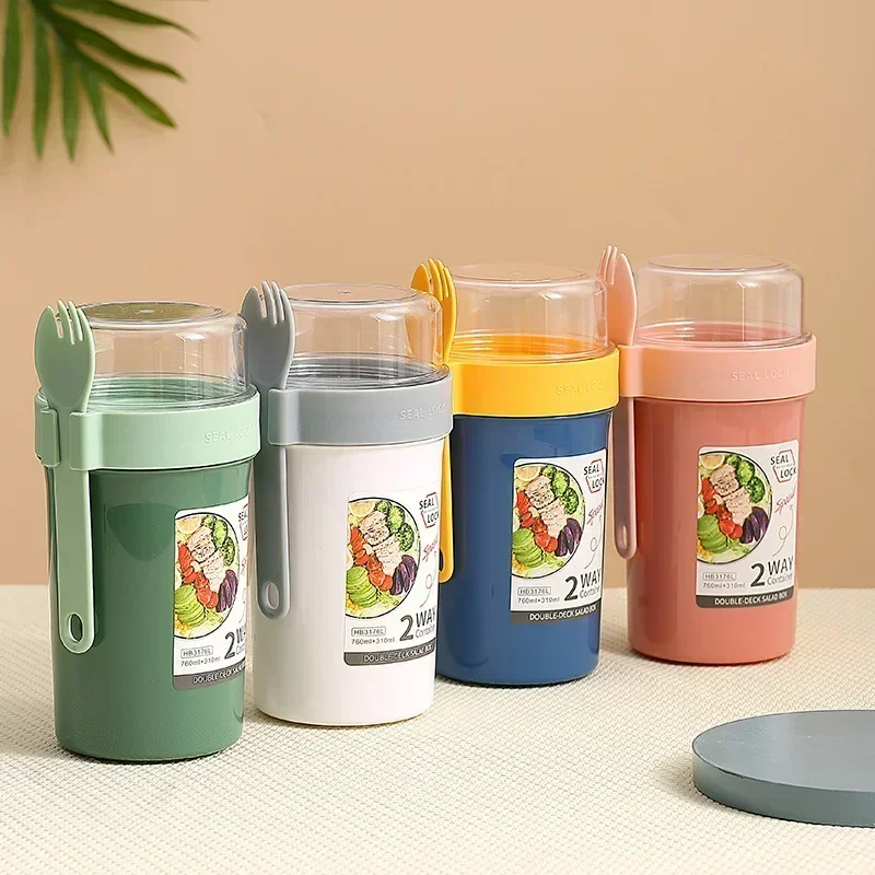 Bento lancheira salada aveia c - Salad Container Jar avaliação e preço