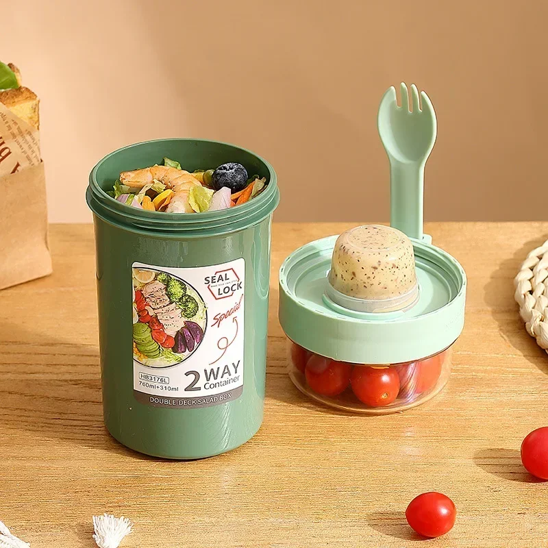 Bento lancheira salada aveia c - Salad Container Jar avaliação e preço