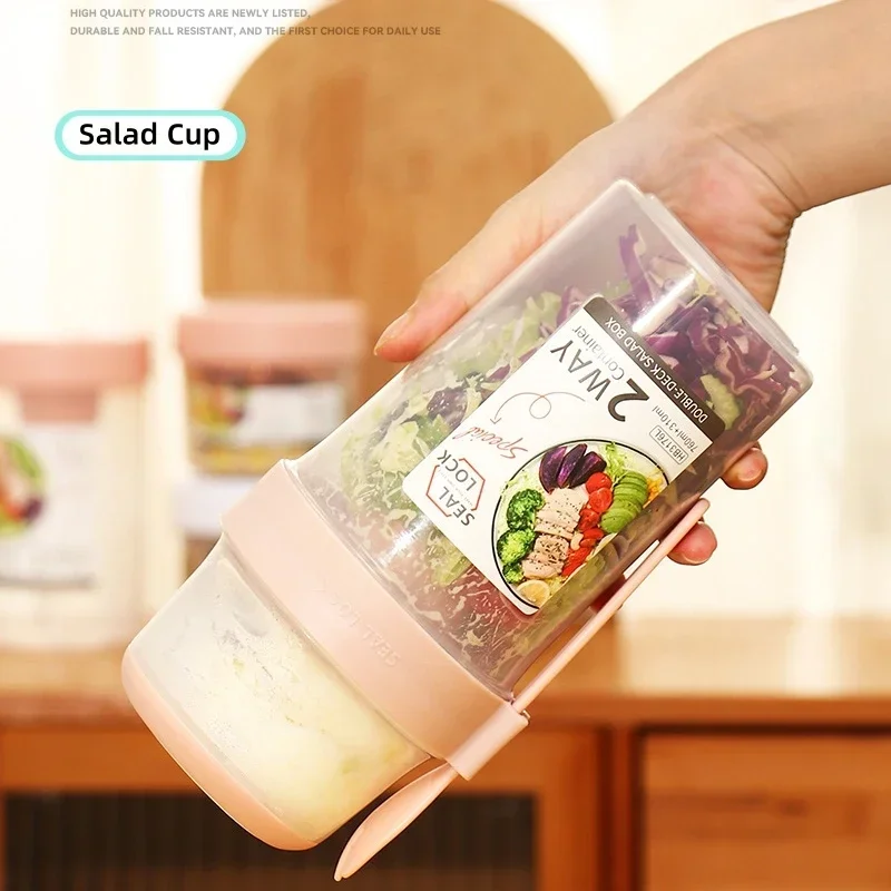 JUSTINLAU Copo Portátil para S - Salad Container Jar avaliação e preço