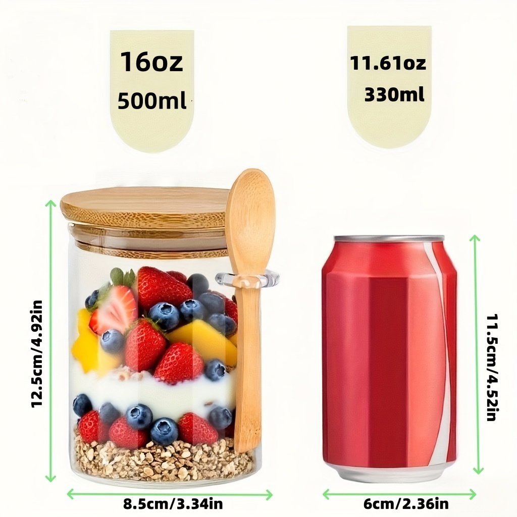 Conjunto de Copos de Vidro par - Salad Container Jar avaliação e preço
