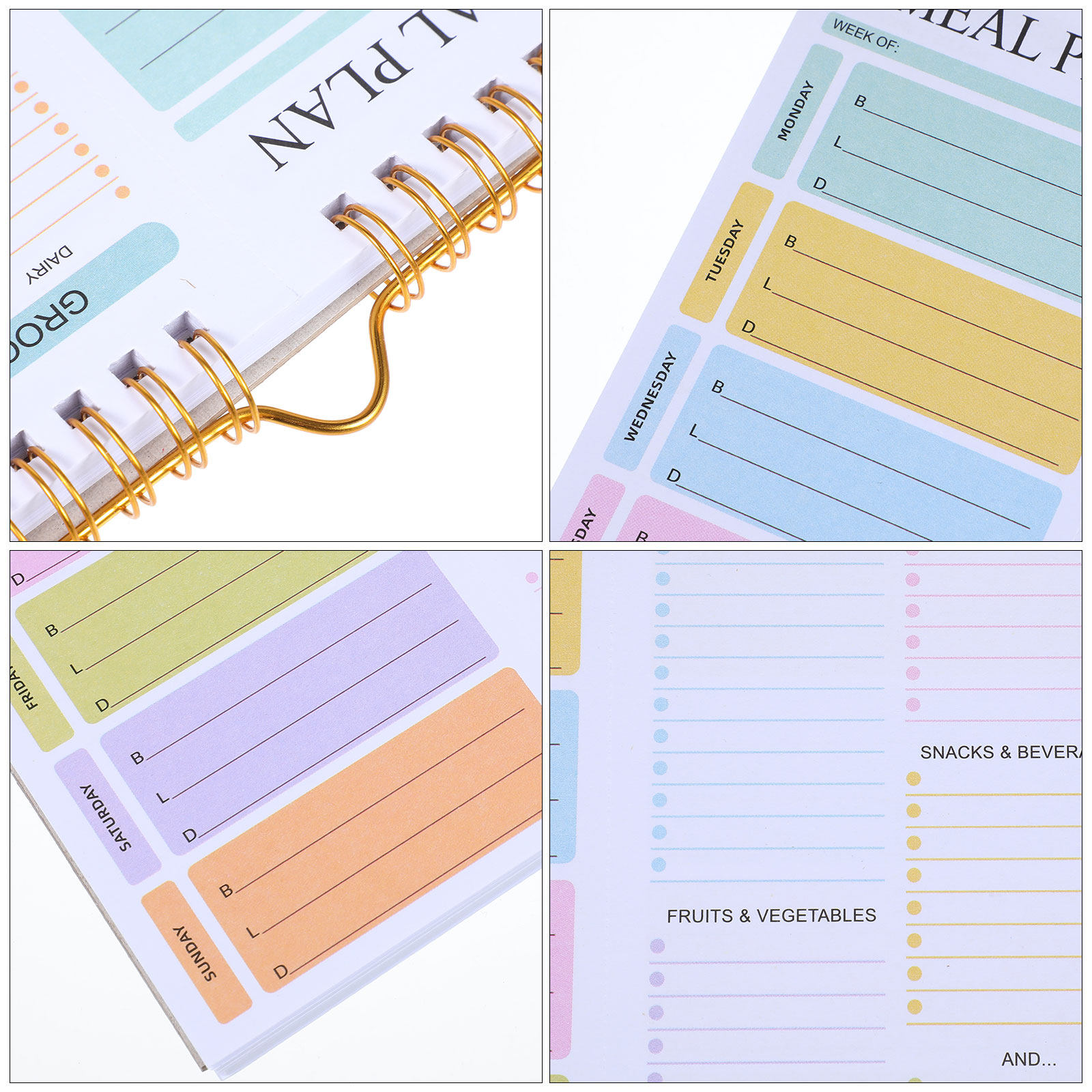 Caderno Planejador Semanal de  - Meal Plan Notepad avaliação e preço