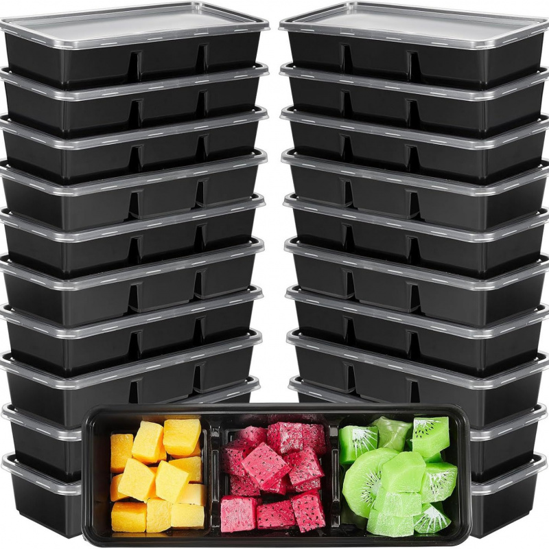 Recipiente de alimentos de 3 s - Meal Prep Japanese Food avaliação e preço