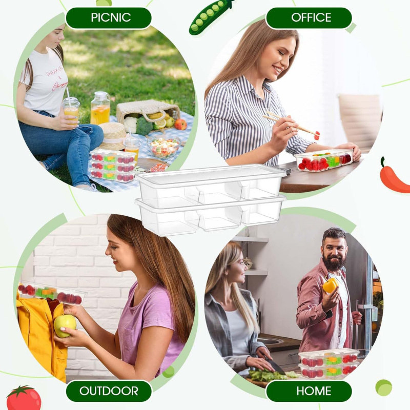 Recipiente de alimentos de 3 s - Meal Prep Japanese Food avaliação e preço