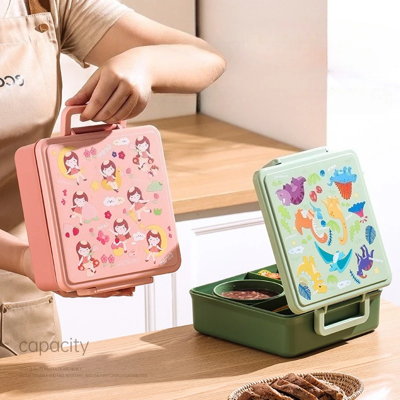Lancheira dos desenhos animado - Salad Container Jar avaliação e preço