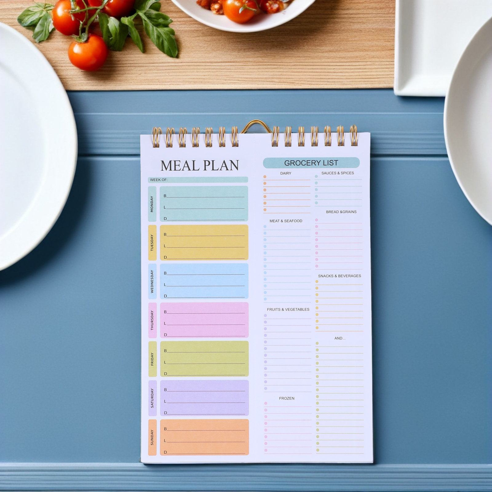 Caderno Planejador de Refeiçõe - Meal Plan Notepad avaliação e preço