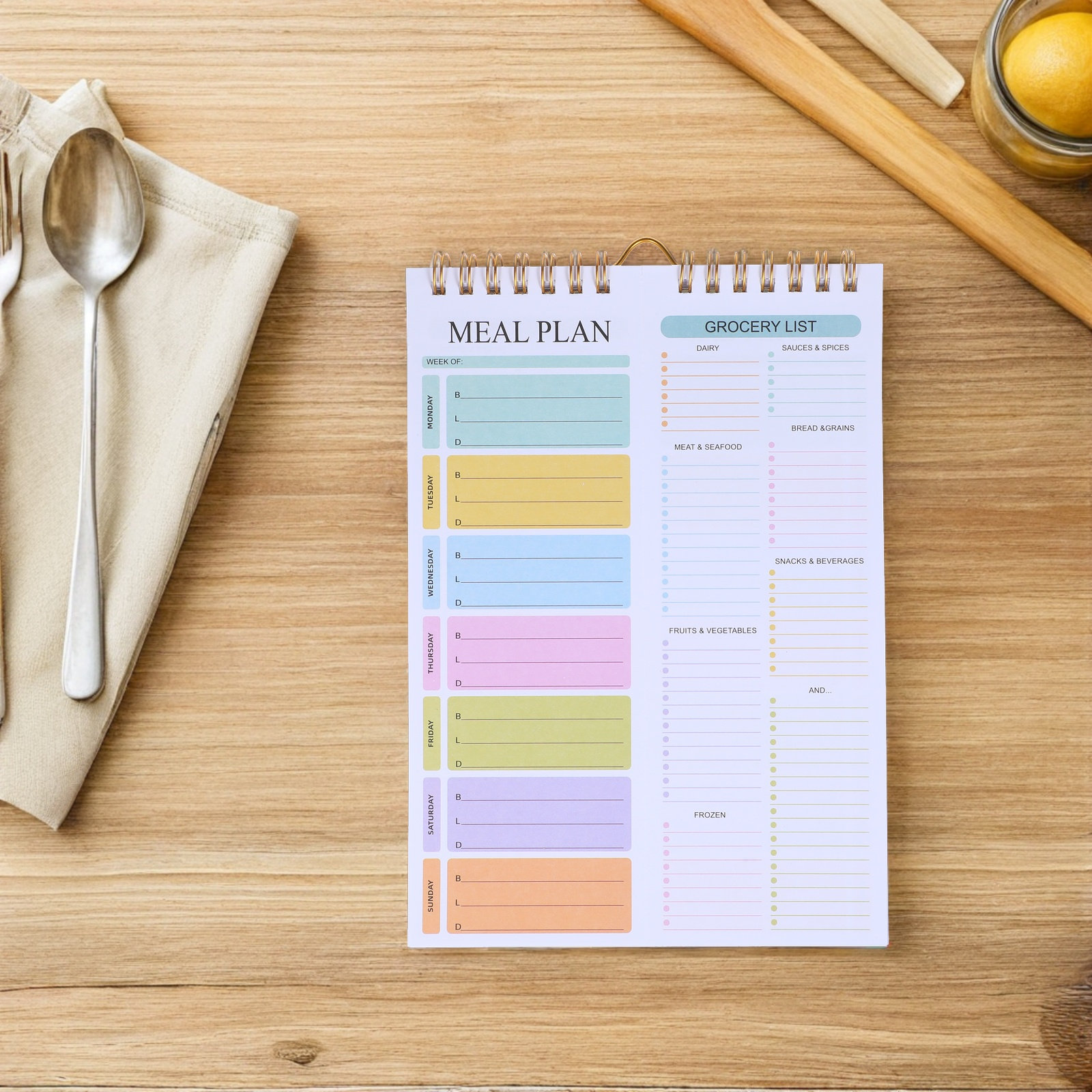 Caderno Planejador de Refeiçõe - Meal Plan Notepad avaliação e preço