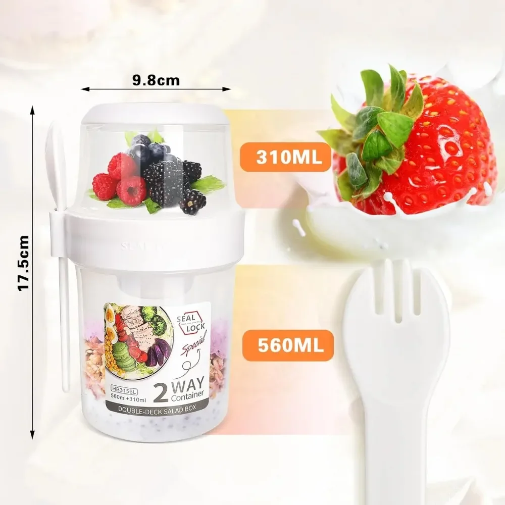 Copo de salada copos de café d - Salad Container Jar avaliação e preço