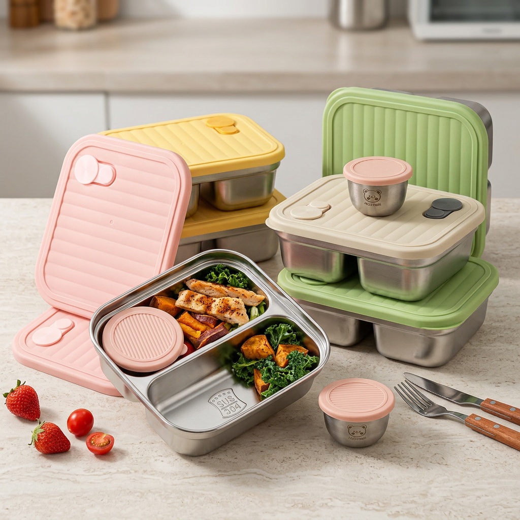 Recipiente de Almoço em Aço In - Salad Container Jar avaliação e preço