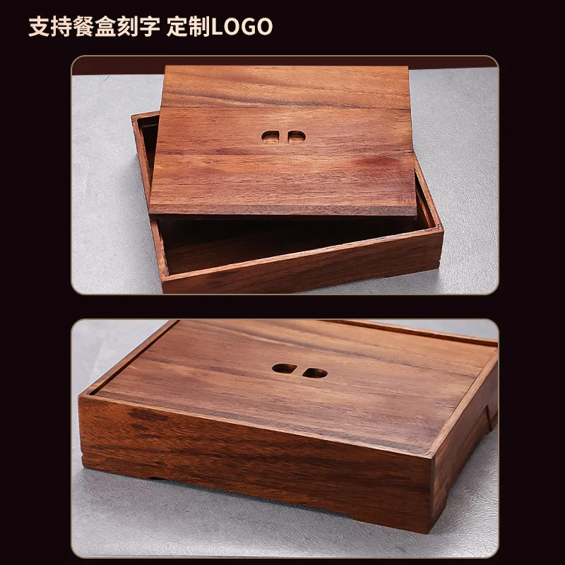 Caixa Bento de Nogueira Preta  - Meal Prep Japanese Food avaliação e preço