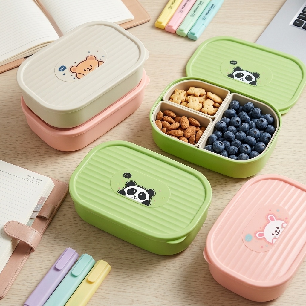 Lancheira Plástica Dividida Fo - Salad Container Jar avaliação e preço
